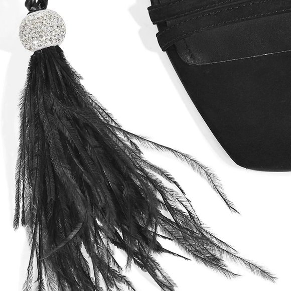 SCHUTZ  **NEW** - Linda Feather Strappy Sandals - Picture 5 of 5